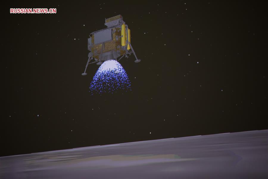 Китайский лунный зонд "Чанъэ-4" совершил успешную посадку на обратной стороне Луны