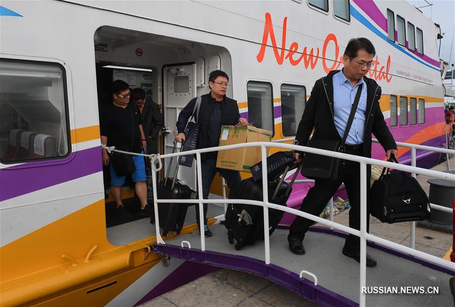 Объем пассажироперевозок по морскому маршруту Сямэнь-Цзиньмэнь достиг рекордного уровня
