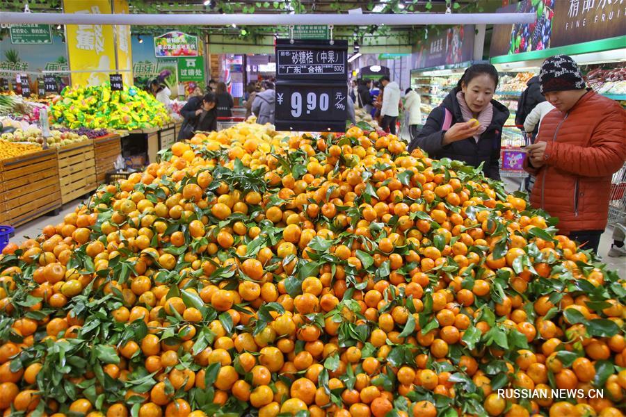Индекс потребительских цен в Китае в 2018 году вырос на 2,1 проц.