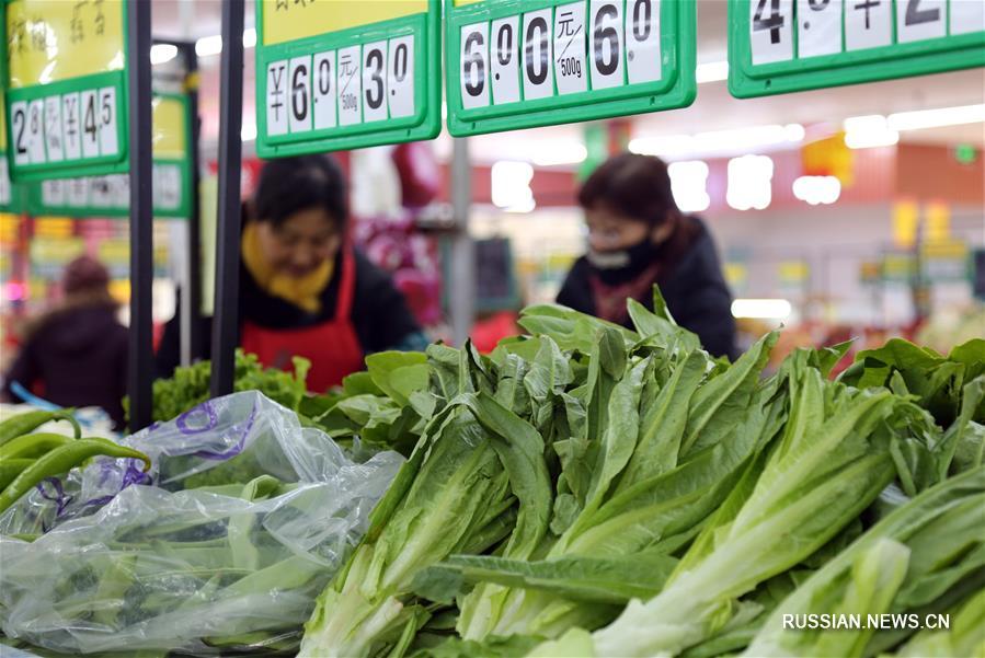 Индекс потребительских цен в Китае в 2018 году вырос на 2,1 проц.