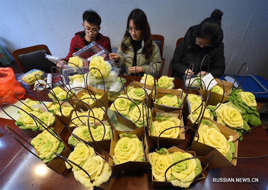 На китайском рынке скоро появятся "капустные розы"