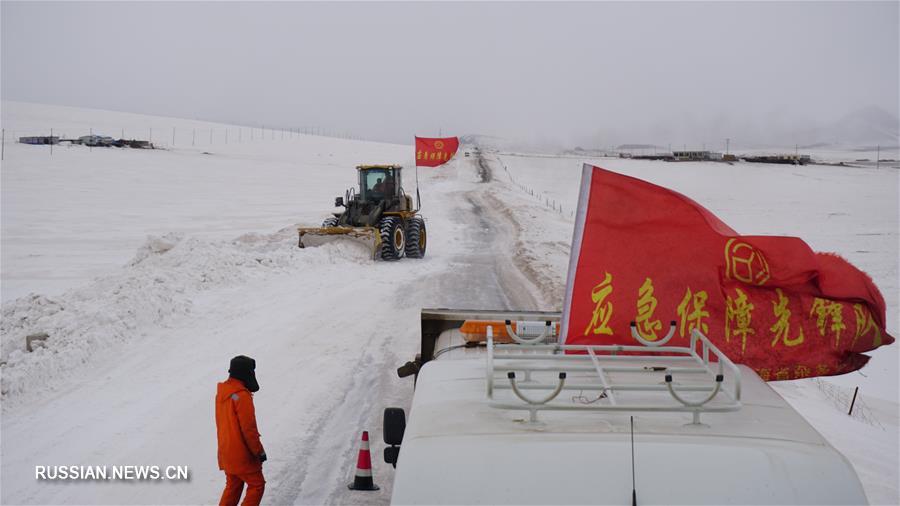Ведутся работы по ликвидации последствий снежной стихии в Юйшу