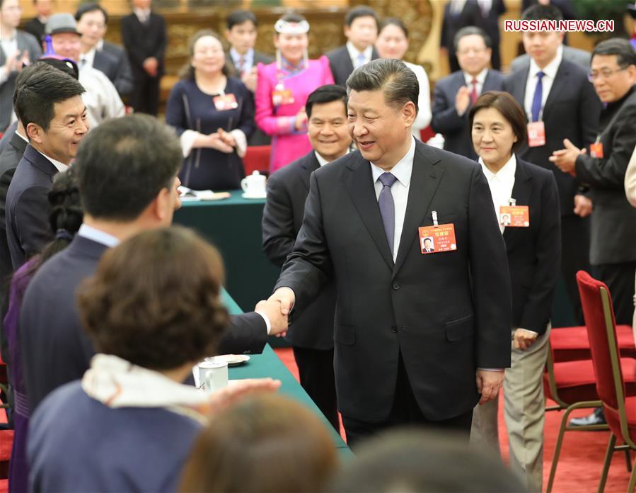Си Цзиньпин принял участие в панельной дискуссии в рамках ежегодной сессии ВСНП