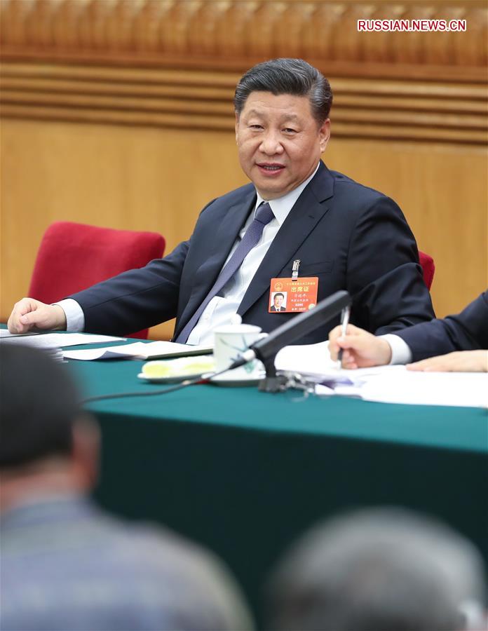 Си Цзиньпин принял участие в панельной дискуссии в рамках ежегодной сессии ВСНП