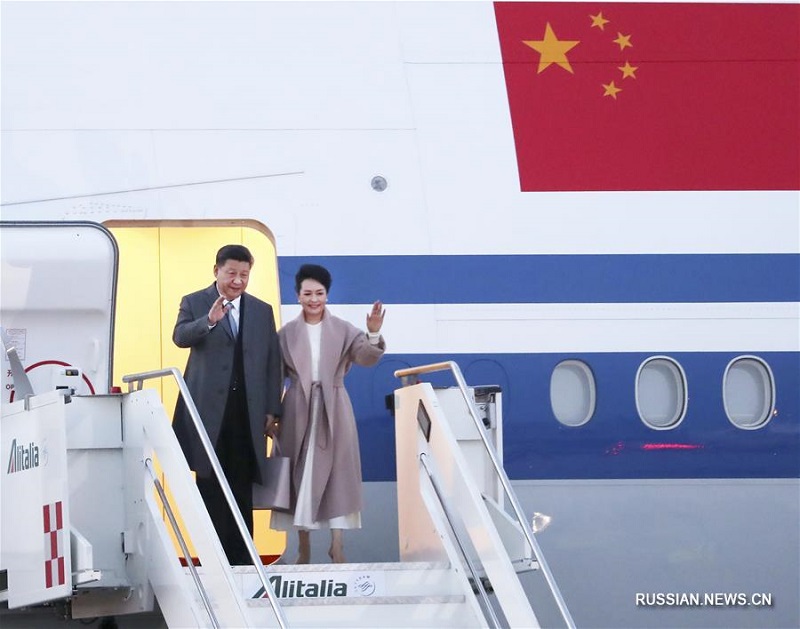 Си Цзиньпин прибыл в Италию с государственным визитом