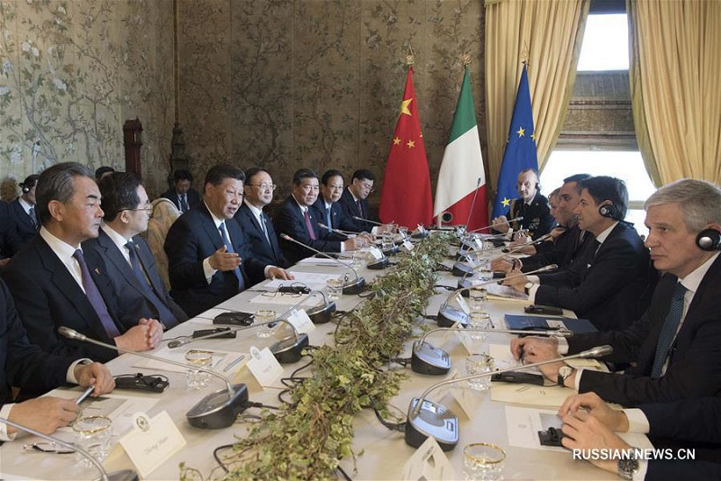 Си Цзиньпин провел переговоры с премьер-министром Италии Дж. Конте