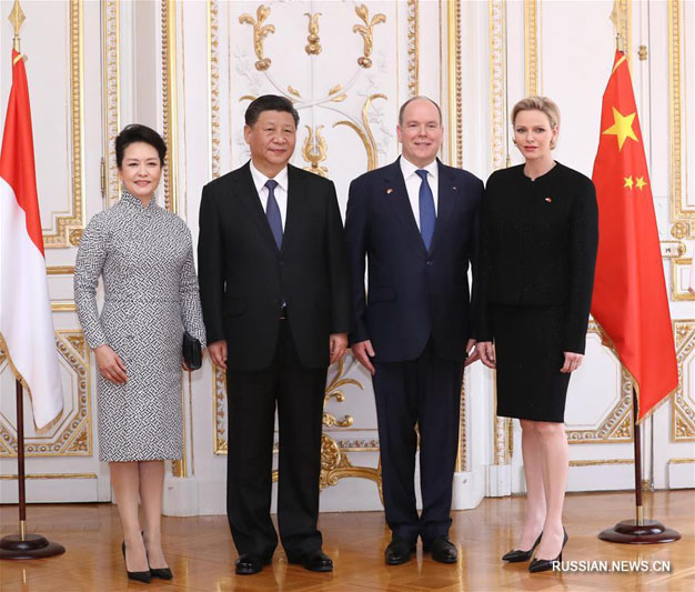 Си Цзиньпин провел переговоры с князем Монако Альбером II
