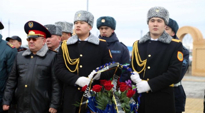 В Казахстане прощаются с погибшими при крушении Ми-8 военнослужащими