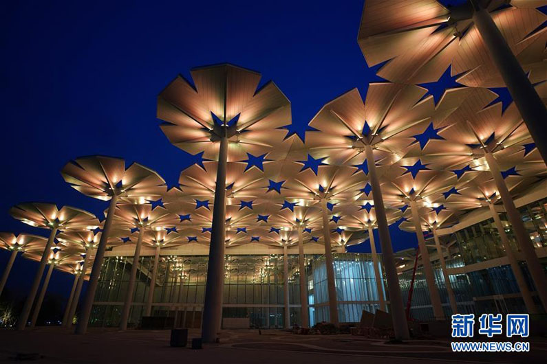 94 «цветочных зонтика» в международном павильоне на Всемирной выставке садово-паркового искусства - 2019