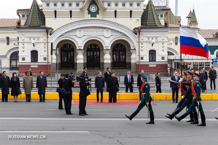 Лидер КНДР Ким Чен Ын прибыл во Владивосток 