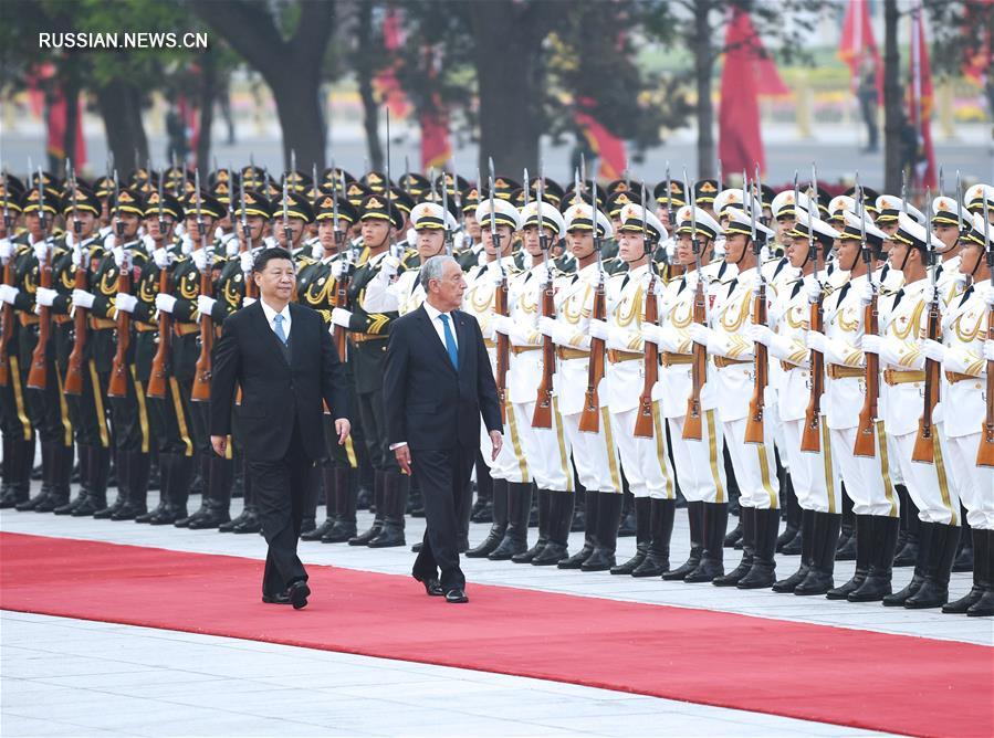 Си Цзиньпин провел переговоры с президентом Португалии