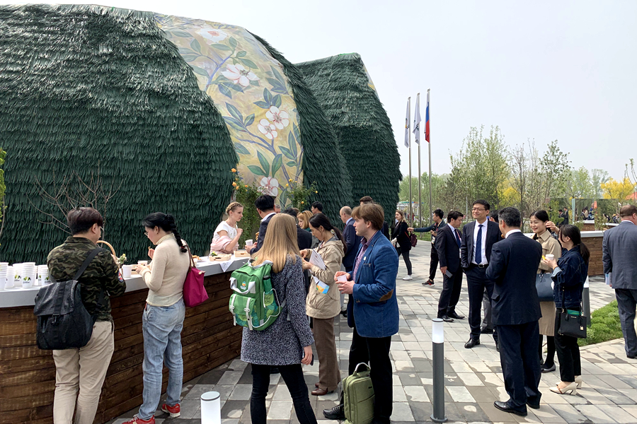На Международной садоводческой выставке "ЭКСПО-2019" в Пекине открылся российский павильон