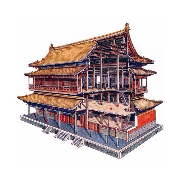 На фото: Терем Куйвэньгэ Храма Конфуция города Цюйфу провинции Шаньдун