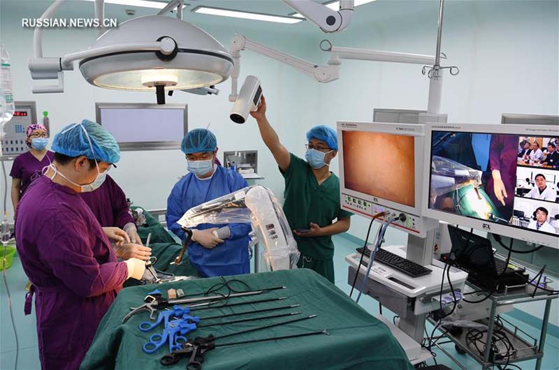 Первые совместные хирургические операции с использованием технологий 5G в провинции Аньхой