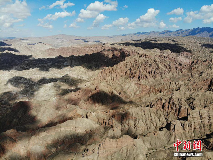 Геоморфологический ландшафт в Северо-Западном Китае