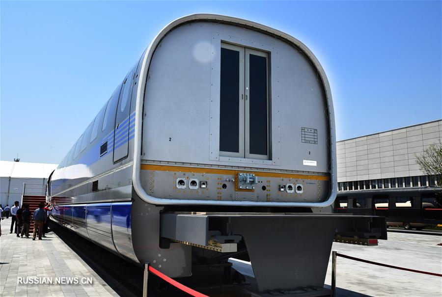 В Китае разработан прототип поезда на магнитной подушке со скоростью до 600 км/ч