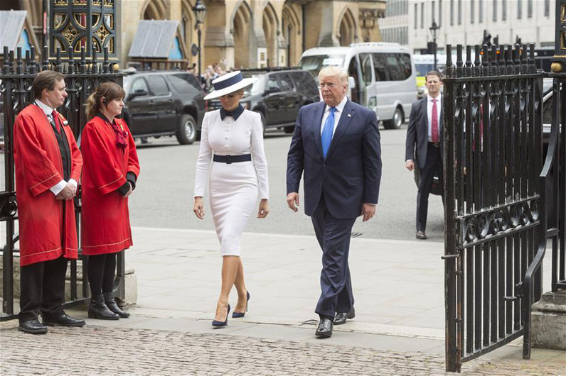 Д. Трамп прибыл в Великобританию с визитом