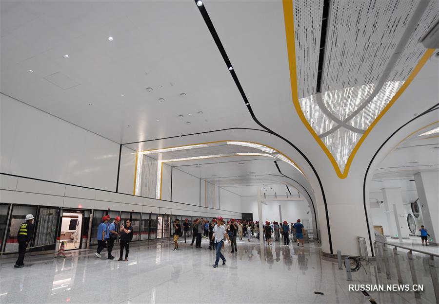 В Пекине состоялся пробный запуск ветки метро из центра города в новый аэропорт "Дасин"