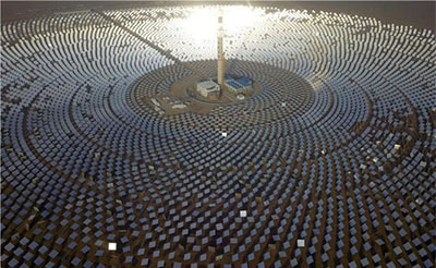 Первая в Китае круглосуточная солнечная электростанция вырабатывает электричество на полную мощность