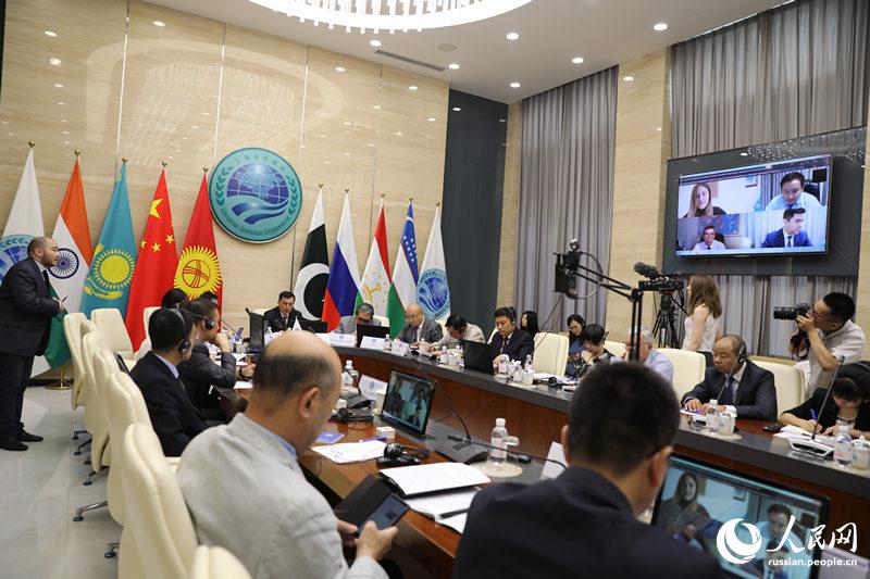 В Пекине прошла пресс-конференция Генсекретаря ШОС В.И. Норова, посвященная итогам прошедшего саммита ШОС в Бишкеке