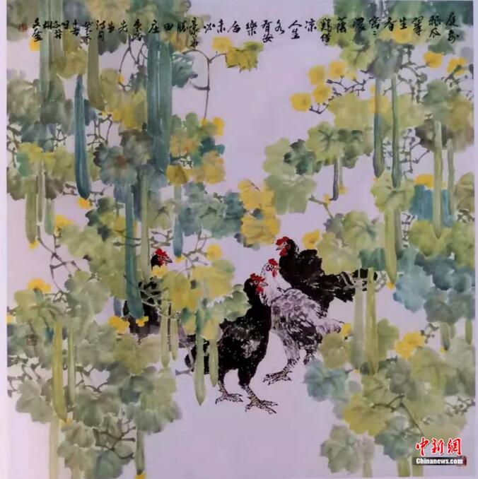 Произведения китайского художника Пэй Вэнькуя