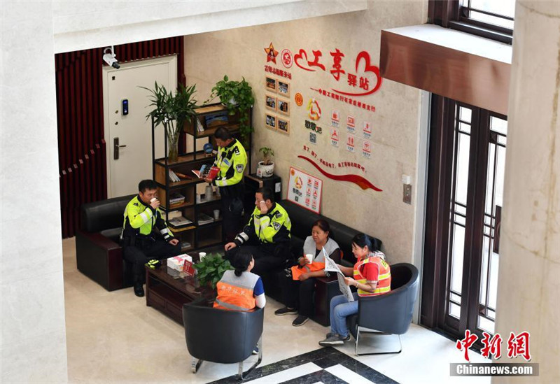 В городе Шицзячжуан появилась зона отдыха для работников на открытом воздухе