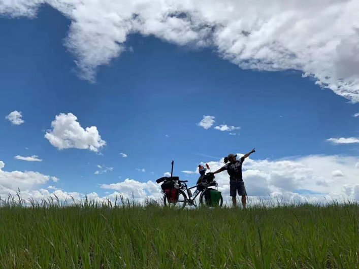 Китаец за семь лет объездил 44 страны на велосипеде