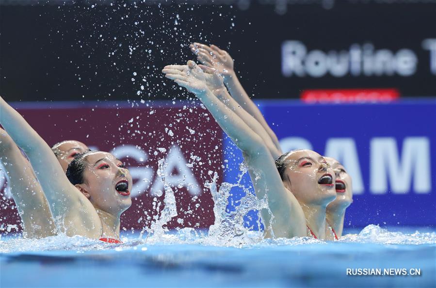 ЧМ по водным видам спорта-2019 -- Синхронное плавание: китайская команда вышла в финал соревнований