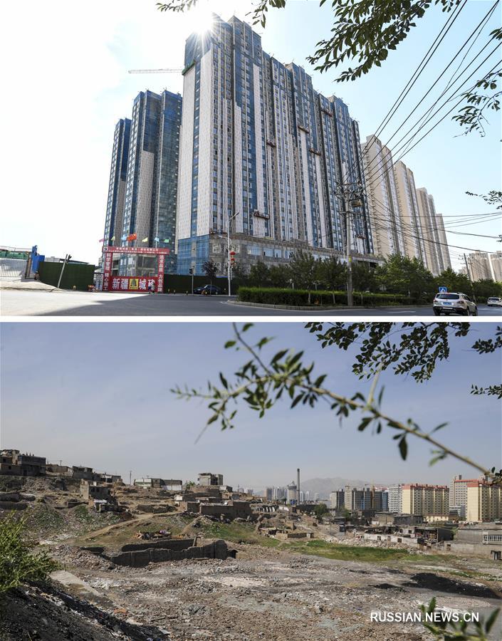 Новое жилье для бедных жителей Синьцзяна