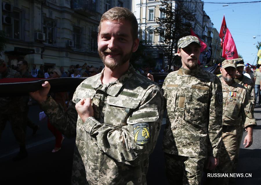 В Киеве прошли праздничные мероприятия по случаю Дня независимости Украины