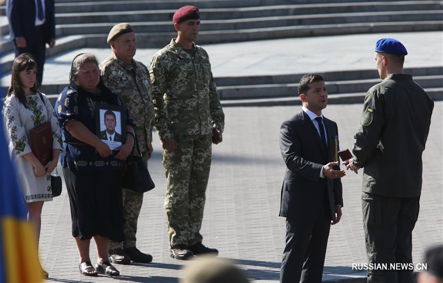 В Киеве прошли праздничные мероприятия по случаю Дня независимости Украины