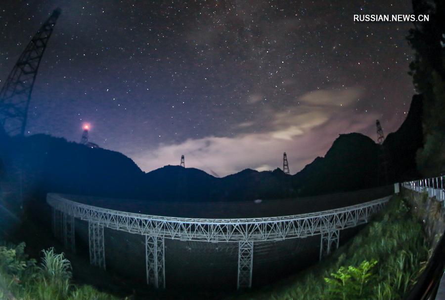 С применением крупнейшего в мире радиотелескопа FAST китайские ученые обнаружили 93 ранее неизвестных пульсара 