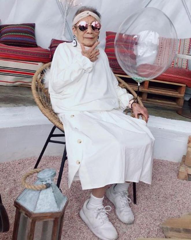 Модная 91-летняя китаянка стала интернет-знаменитостью