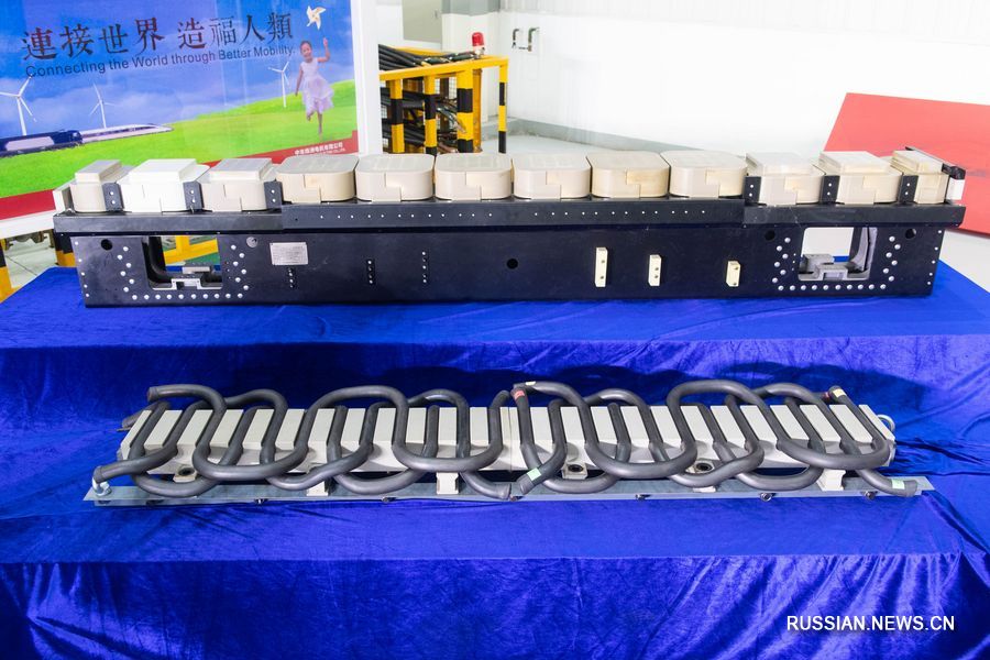 Китай презентовал ключевые тяговые компоненты для поезда на магнитной подушке со скоростью 600 км/ч