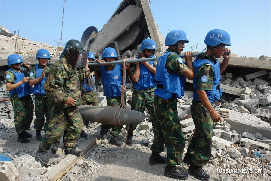 Китайские "голубые каски" -- основная сила при проведении миротворческих операций