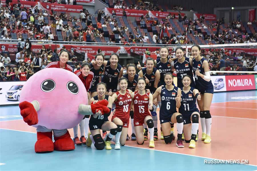 Кубок мира по волейболу среди женщин 2019: сборная Китая обыграла команду Нидерландов