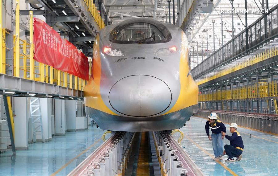 На высокоскоростной железной дороге Пекин -- Чжанцзякоу введено в эксплуатацию моторвагонное депо "Пекин-Север"