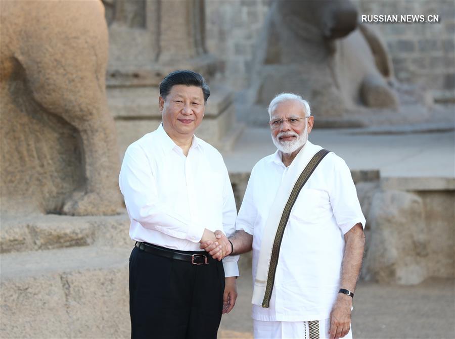 Встреча Си Цзиньпина с премьер-министром Индии Нарендрой Моди