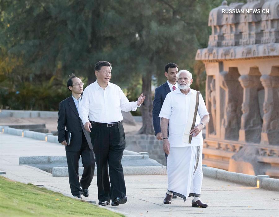 Встреча Си Цзиньпина с премьер-министром Индии Нарендрой Моди