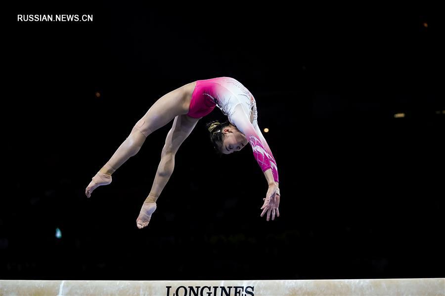 Спортивная гимнастика -- ЧМ-2019: китайские гимнастки выиграли серебро и бронзу в соревнованиях на бревне