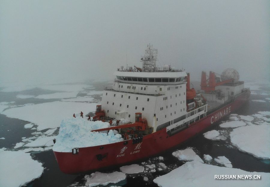 Китайский ледокол "Сюэлун" готов к экспедиции в Антарктику после капитального ремонта