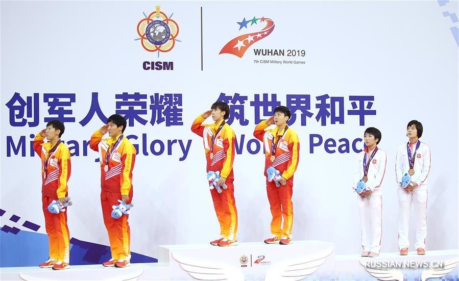 Всемирные военные игры -- Настольный теннис: китайские спортсменки заняли первое и второе места в парных соревнованиях среди женщин 