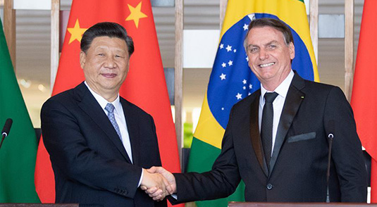 Си Цзиньпин провел переговоры с президентом Бразилии