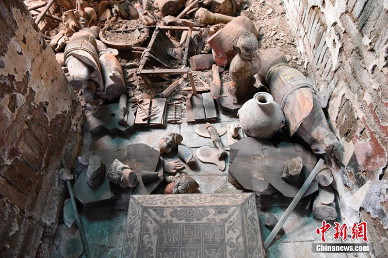 В Северно-Западном Китае обнаружили полностью сохранившуюся королевскую гробницу государства Тогон