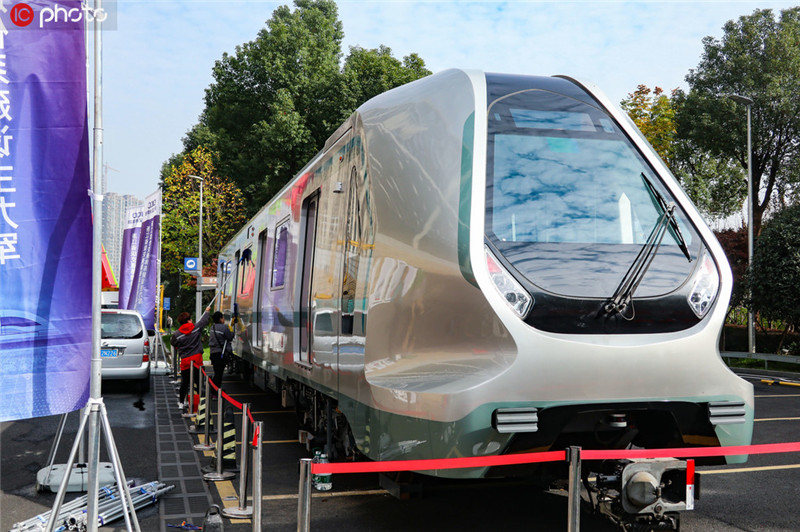 Высокоскоростный поезд на магнитной подушке появился на выставке города Ханчжоу