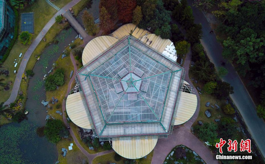 Аэрофотосъемка Южно-китайского ботанического сада при Академии наук КНР 