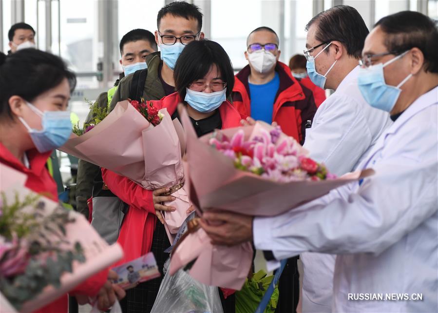 Борьба со вспышкой коронавирусной инфекции -- Медики из Цзянсу вновь отправляются в Ухань