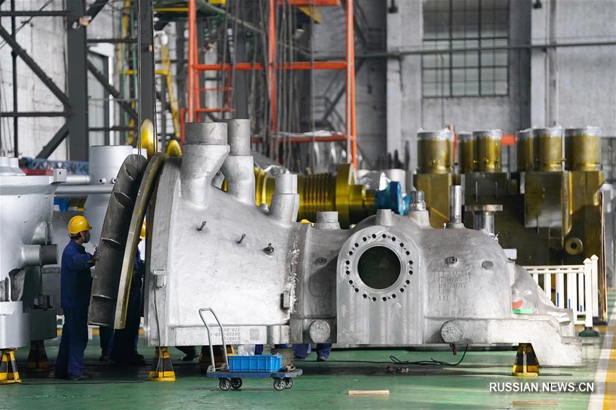 Крупнейший производитель турбогенераторов в Харбине возобновил работу