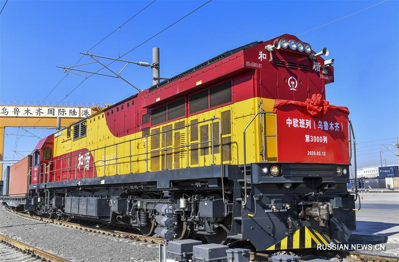 Из Урумчи отправился трехтысячный поезд регулярного грузового сообщения Китай-Европа