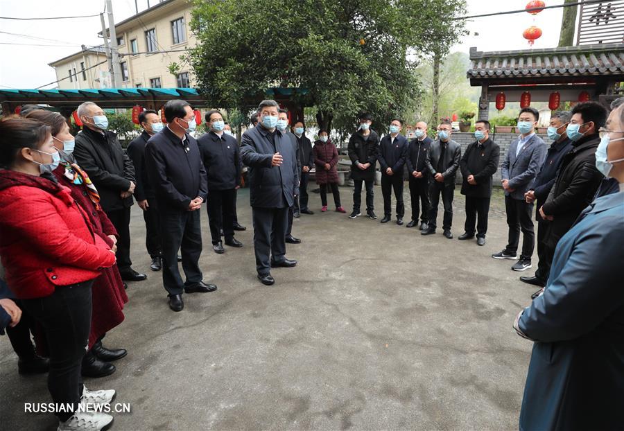 Си Цзиньпин проинспектировал уезд Аньцзи провинции Чжэцзян